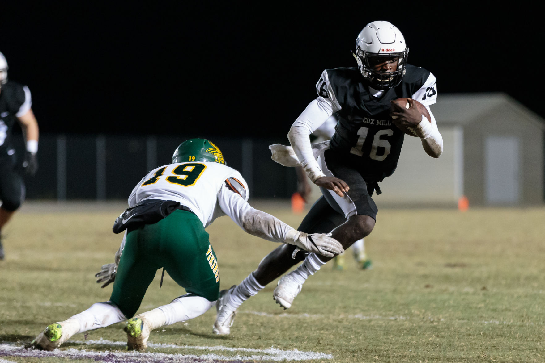 Cox Mill defeats Central Cabarrus 31-6 on Senior Night.